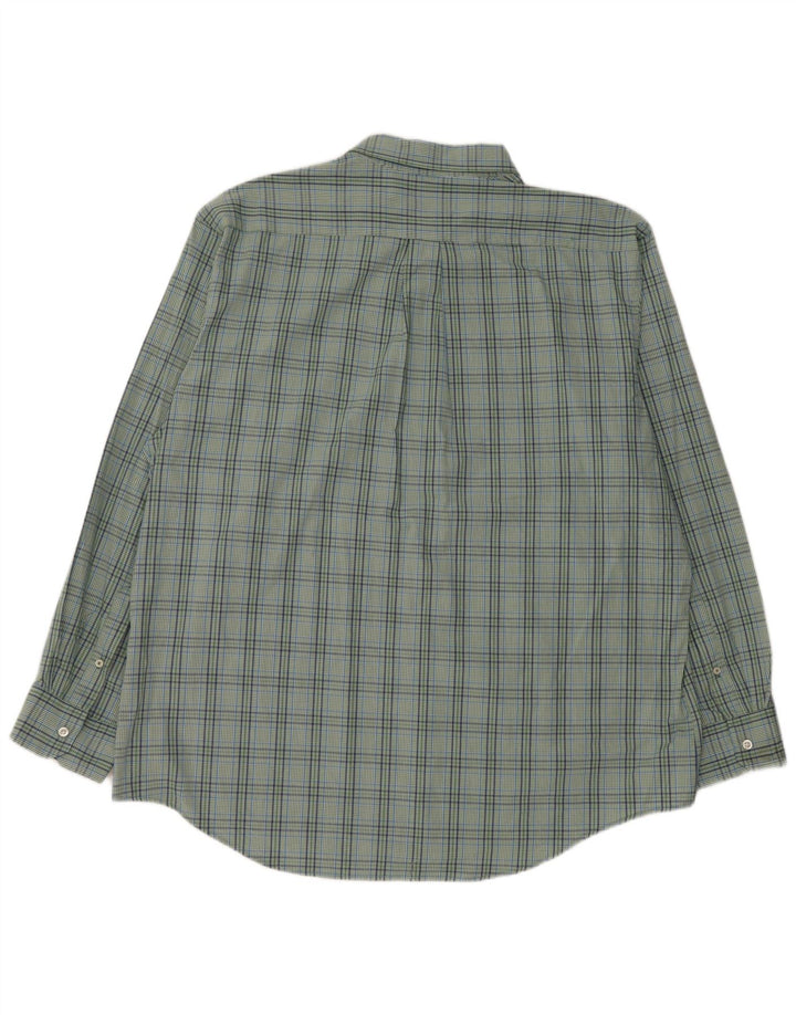 Мужская рубашка IZOD 2XL, зеленая клетка, хлопок