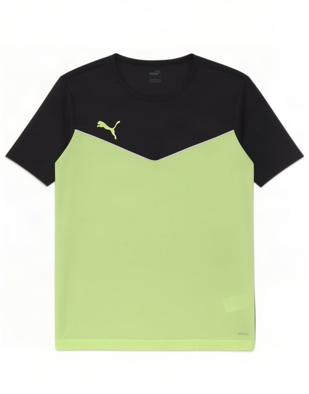 Мужская футболка Puma, большой черный полиэстер с цветными блоками