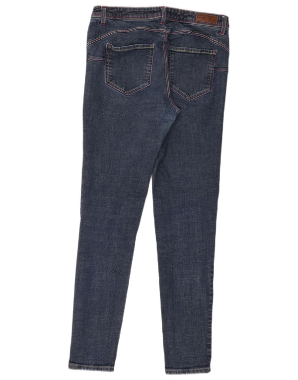 Женские джинсы скинни Benetton W31 L30, темно-синий, хлопок