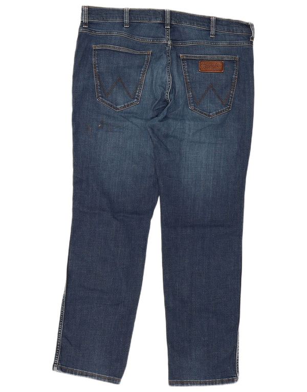 Мужские прямые джинсы WRANGLER Greensboro W36 L30, синий хлопок