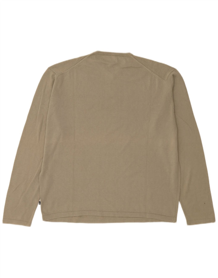 Dockers Мужской Джемпер Хаки с V-образным Вырезом 2XL Хаки