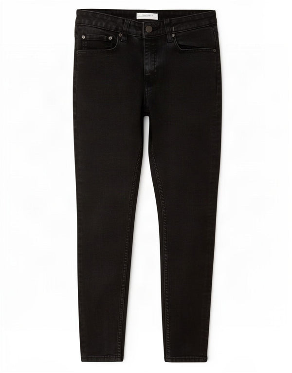 Женские укороченные джинсы скинни Zara EU 38, маленькие W28 L25, серые