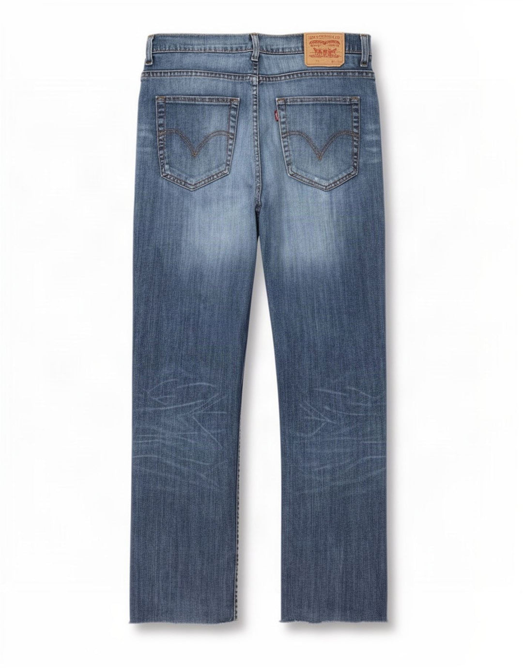 Мужские прямые джинсы Levi's 752 W36 L28, синий хлопок