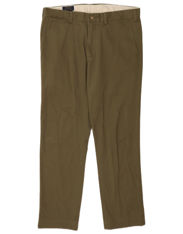 Мужские брюки-чиносы Polo Ralph Lauren Slim Fit W34 L30, хлопок цвета хаки