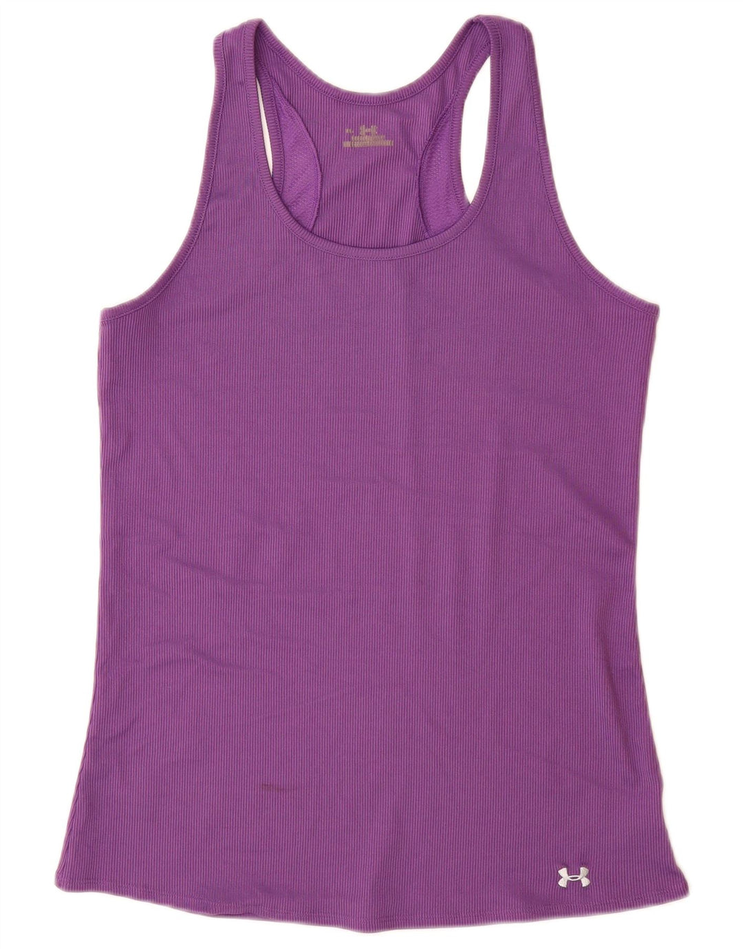 UNDER ARMOUR Womens Vest Top UK 16 Large Purple Polyester