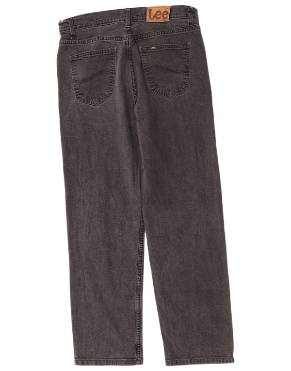 Мужские прямые джинсы Lee Brooklyn W36 L30, серый хлопок