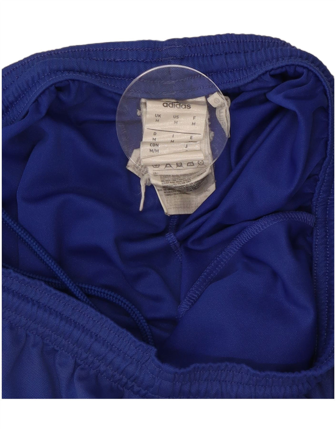 Мужские спортивные шорты Adidas Climalite среднего синего цвета из полиэстера, спортивные