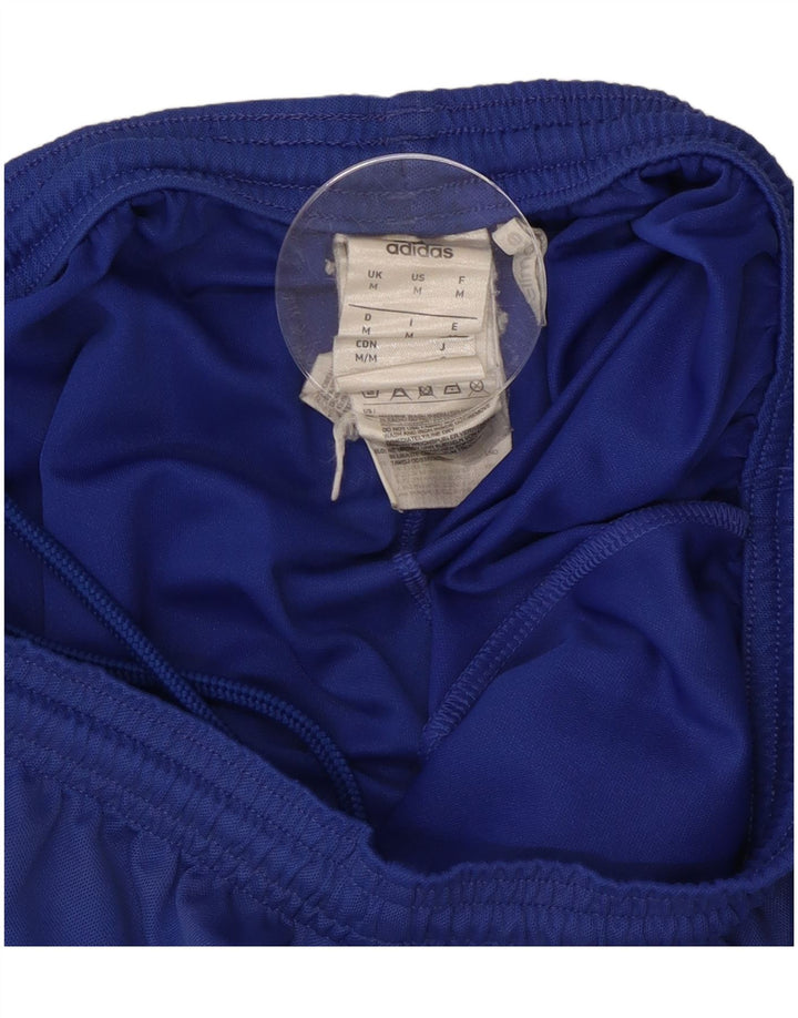 Мужские спортивные шорты Adidas Climalite среднего синего цвета из полиэстера, спортивные