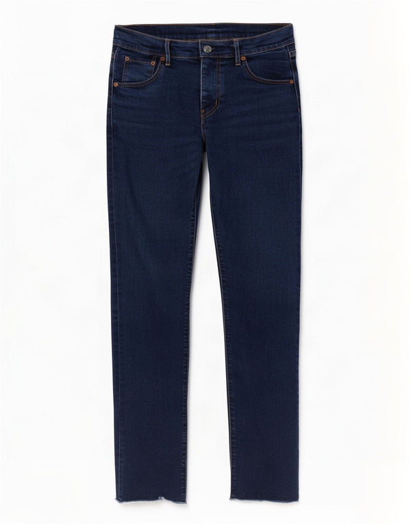 Женские джинсы скинни Levi's W28 L29, темно-синий, хлопок
