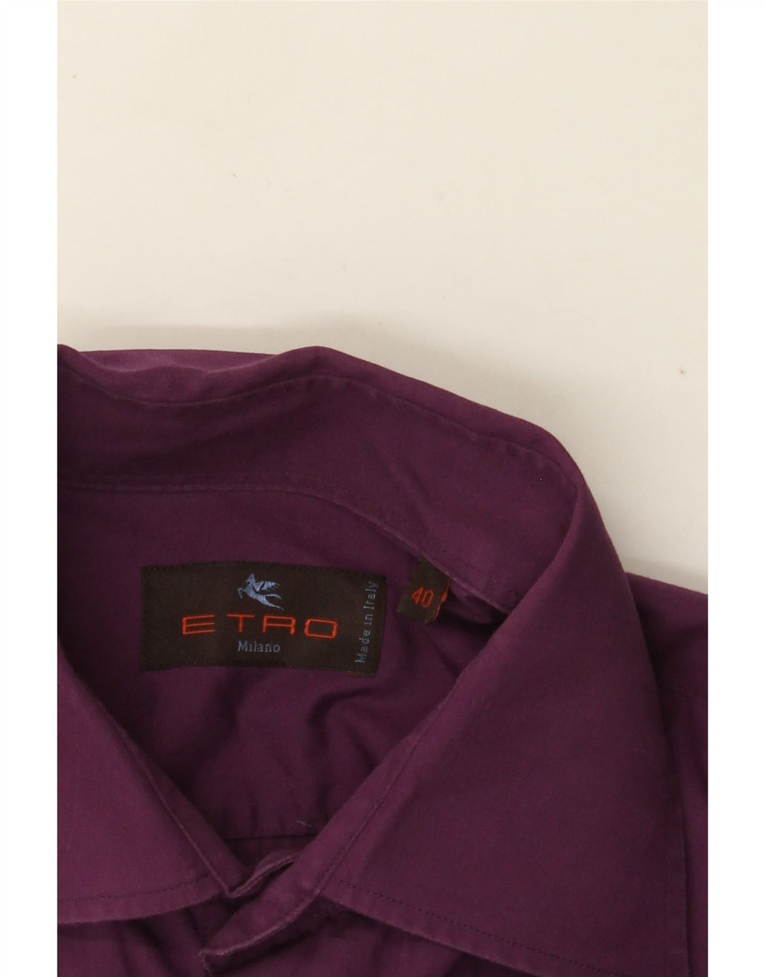 Мужская рубашка Etro, размер 40, средний фиолетовый