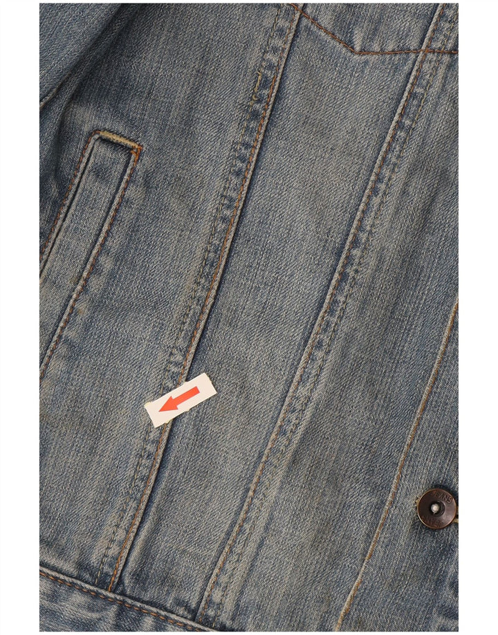 Женская джинсовая куртка Ovisesse UK 16, большой синий хлопок