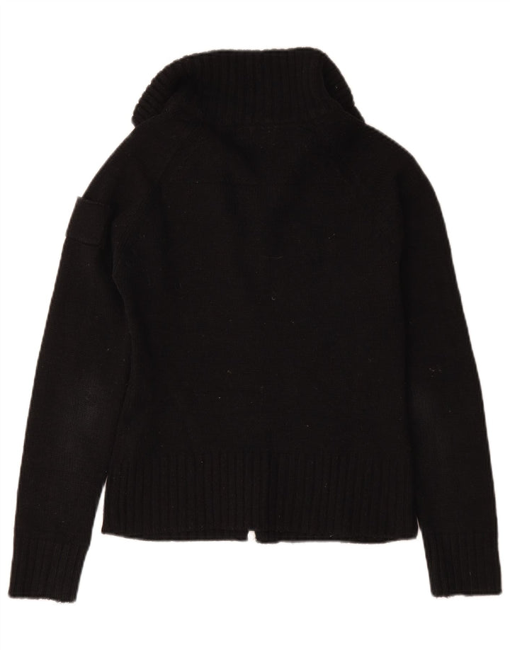 Женский кардиган Zara UK 12, средний темно-синий акрил