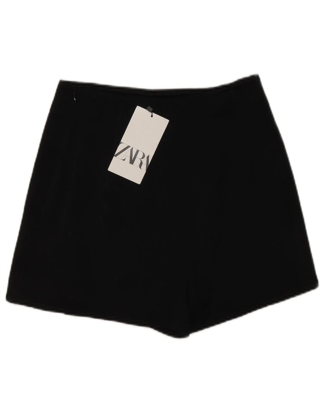 Женская юбка с запахом ZARA XS W24, черная вискоза