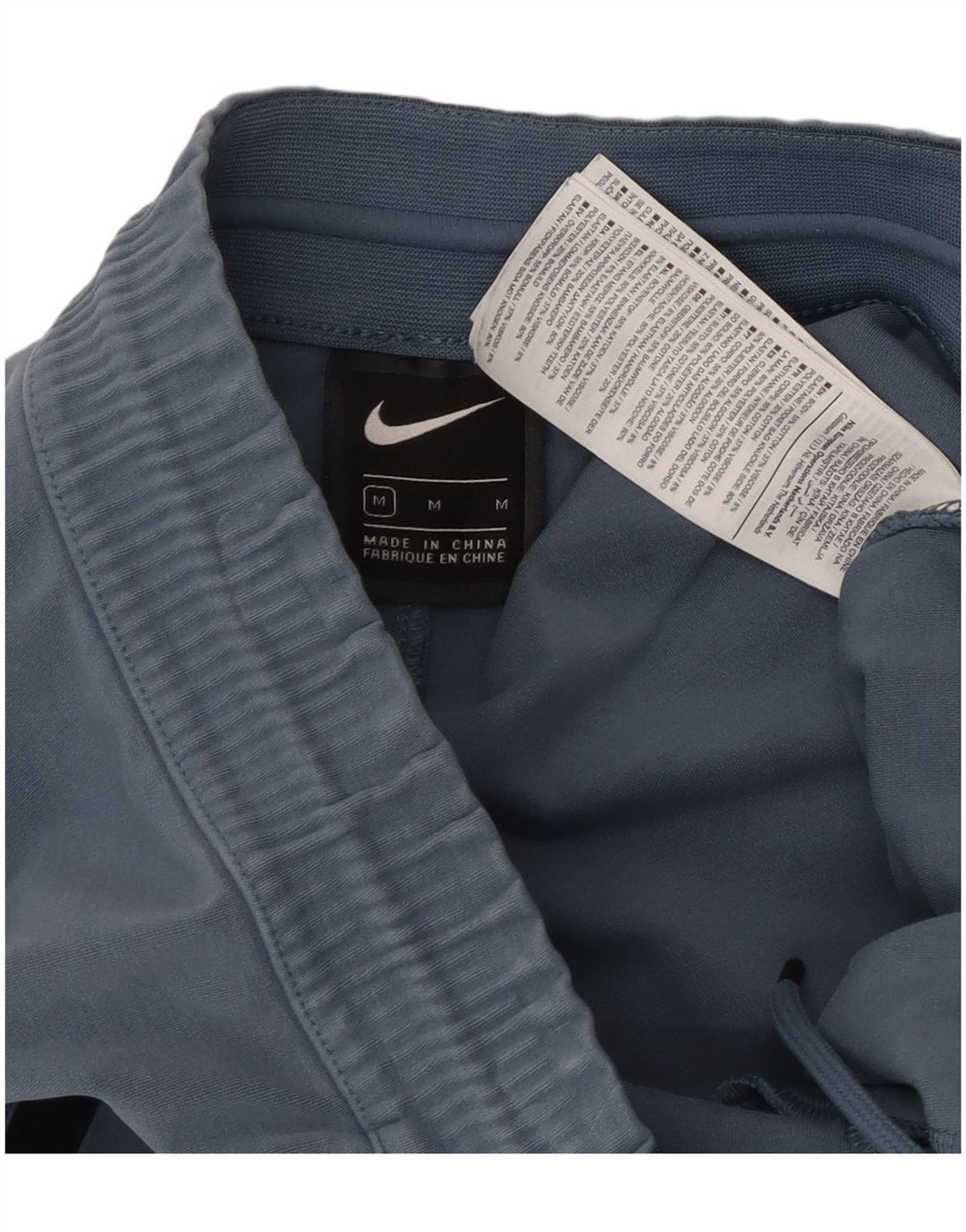 Мужские спортивные брюки NIKE, хлопок среднего синего цвета с цветными блоками