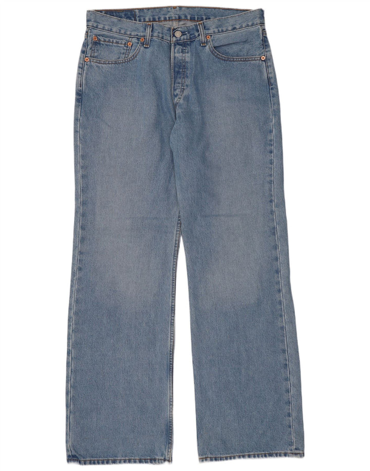Мужские джинсы Levi's 527 Bootcut W34 L32 синие, хлопок