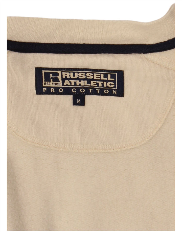 RUSSELL ATHLETIC Мужской джемпер среднего размера Off White