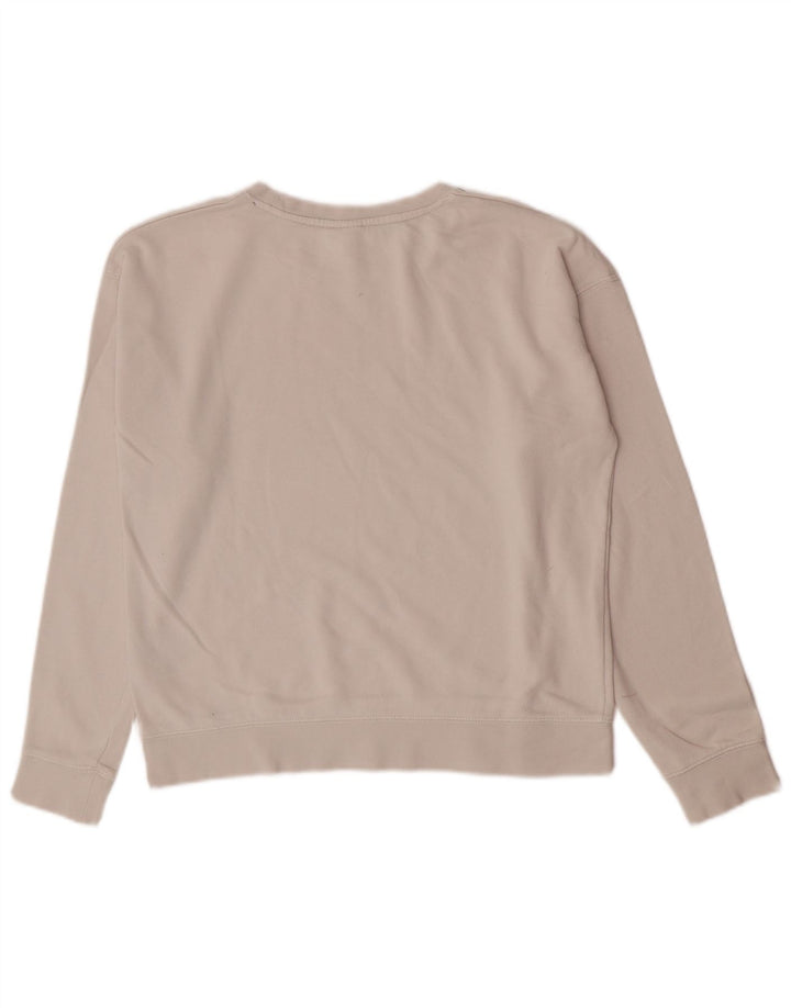 Женский свитер с рисунком Vans, размер UK 10, маленький, белый хлопок