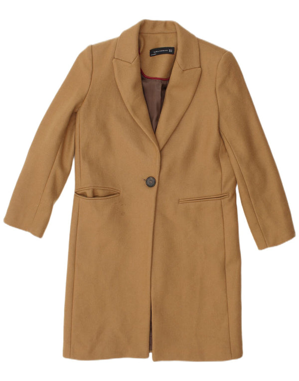 Женское пальто Zara UK 6 XS Коричневое