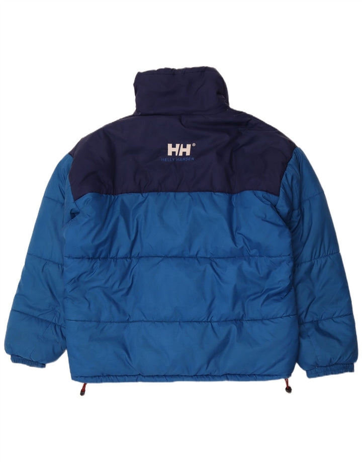 Мужская стеганая куртка Helly Hansen UK 42 XL, синяя, нейлон с цветными блоками