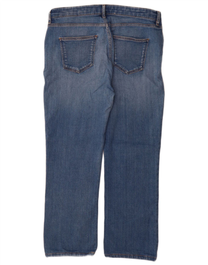 Женские укороченные джинсы Trussardi W28 L25 синие, хлопок