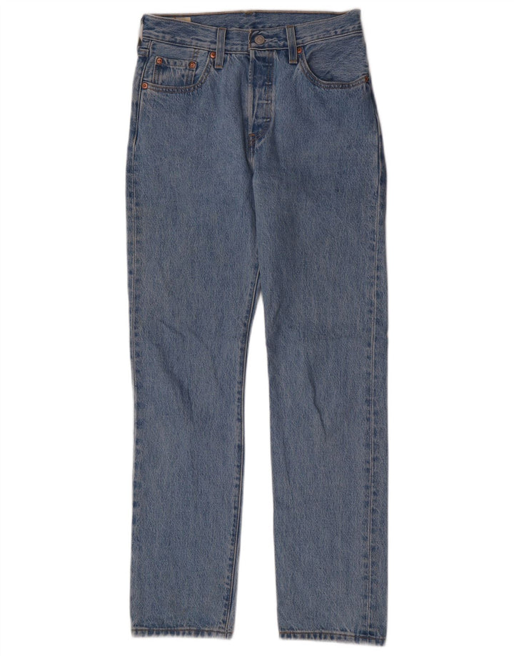 Женские прямые джинсы Levi's 501 W25 L30 синие, хлопок