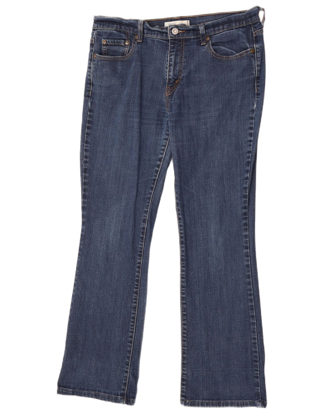 Женские джинсы Levi's 512 Bootcut, размер США 12, большие W32 L30, синий хлопок