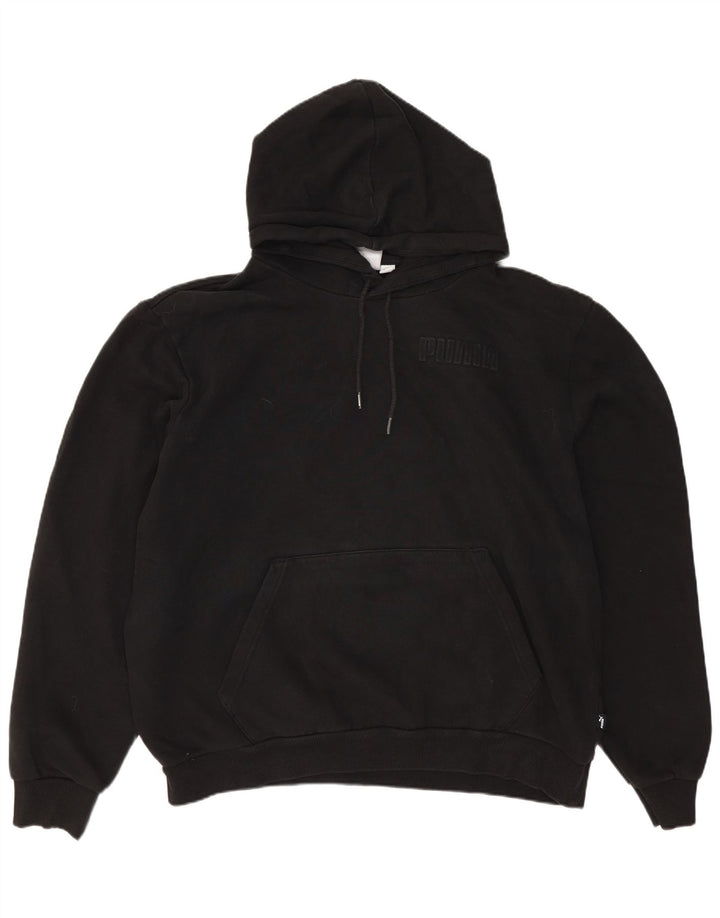 Женский джемпер с капюшоном PUMA Oversized UK 16, большой черный