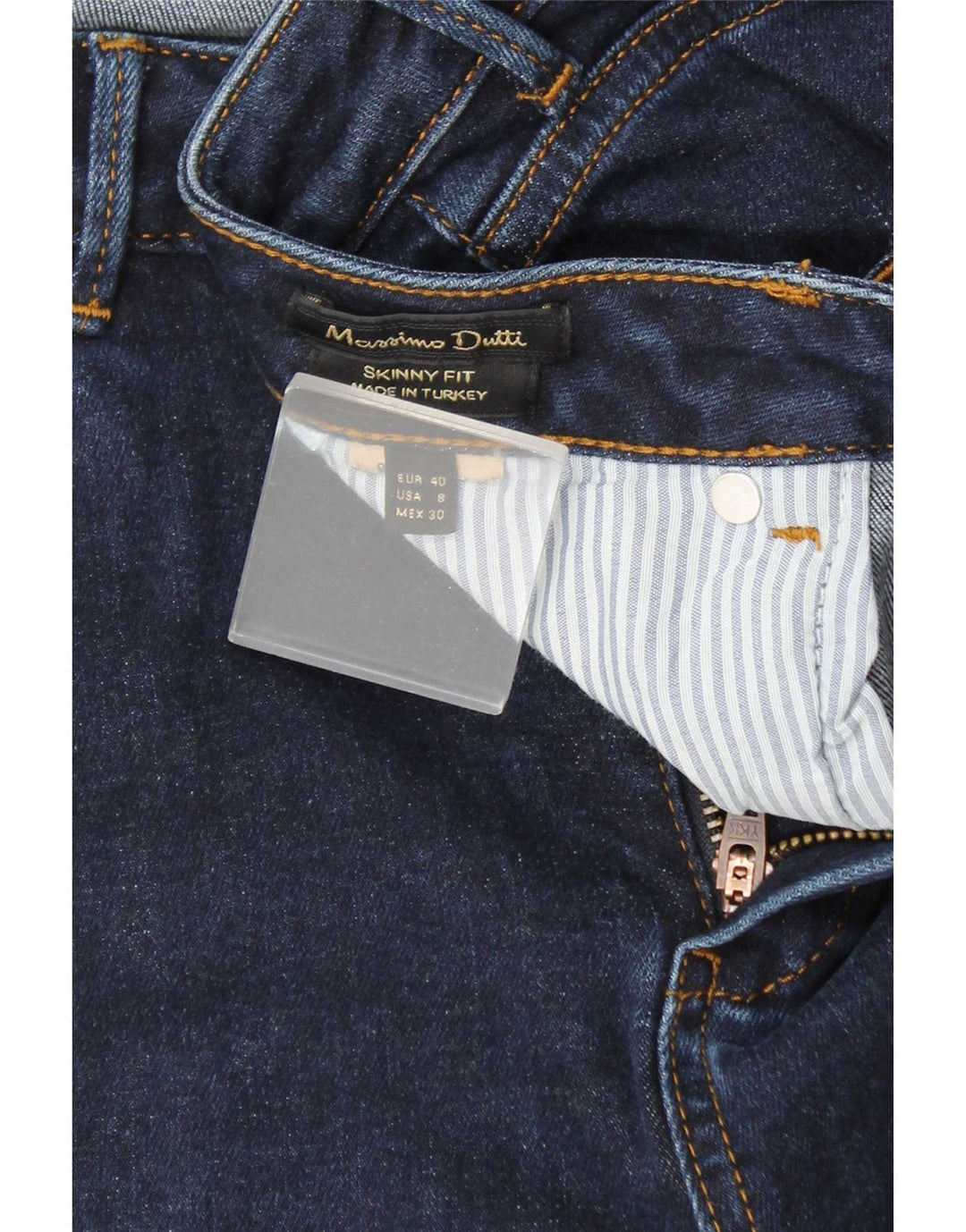 Женские джинсы скинни Massimo Dutti EU 40 Medium W30 L29 Темно-синие