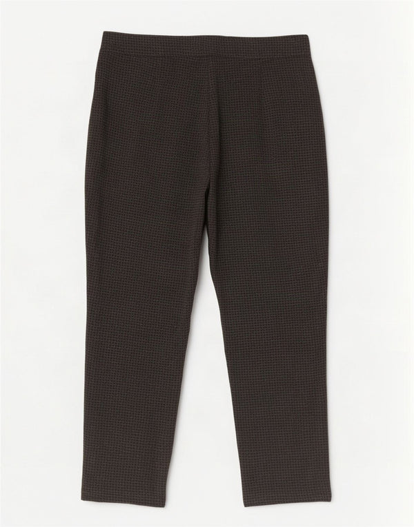 Женские укороченные брюки Marks & Spencer UK 18 XL W38 L24 Серые с узором 