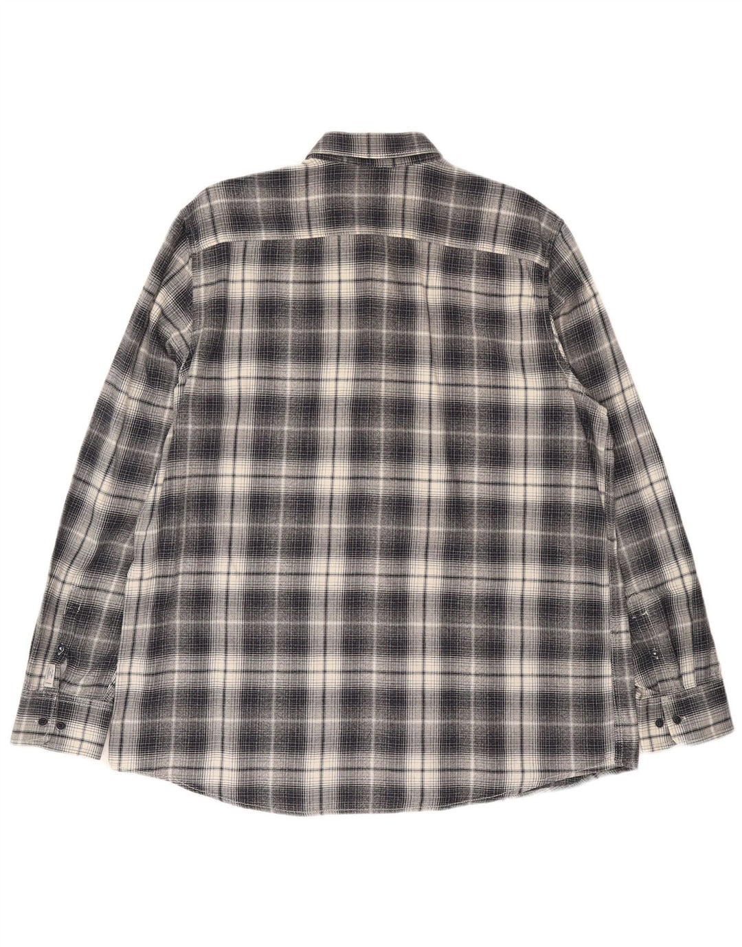 Мужская фланелевая рубашка Lerros 2XL серая, хлопок в клетку