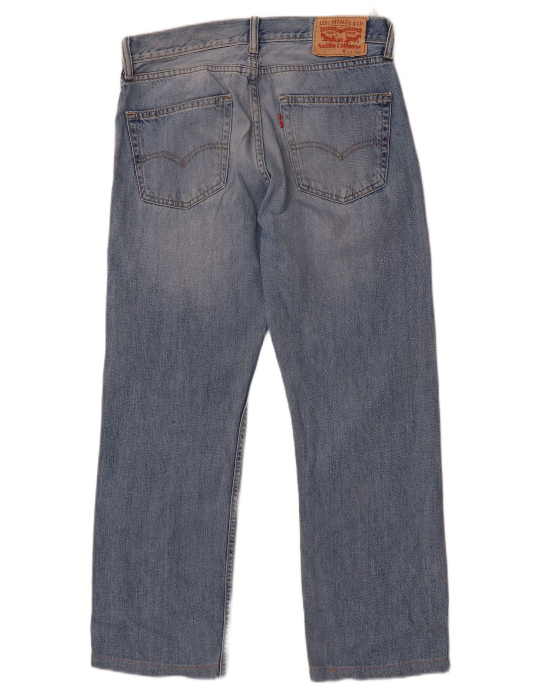 Мужские прямые джинсы Levi's 505 W30 L27 синие, хлопок