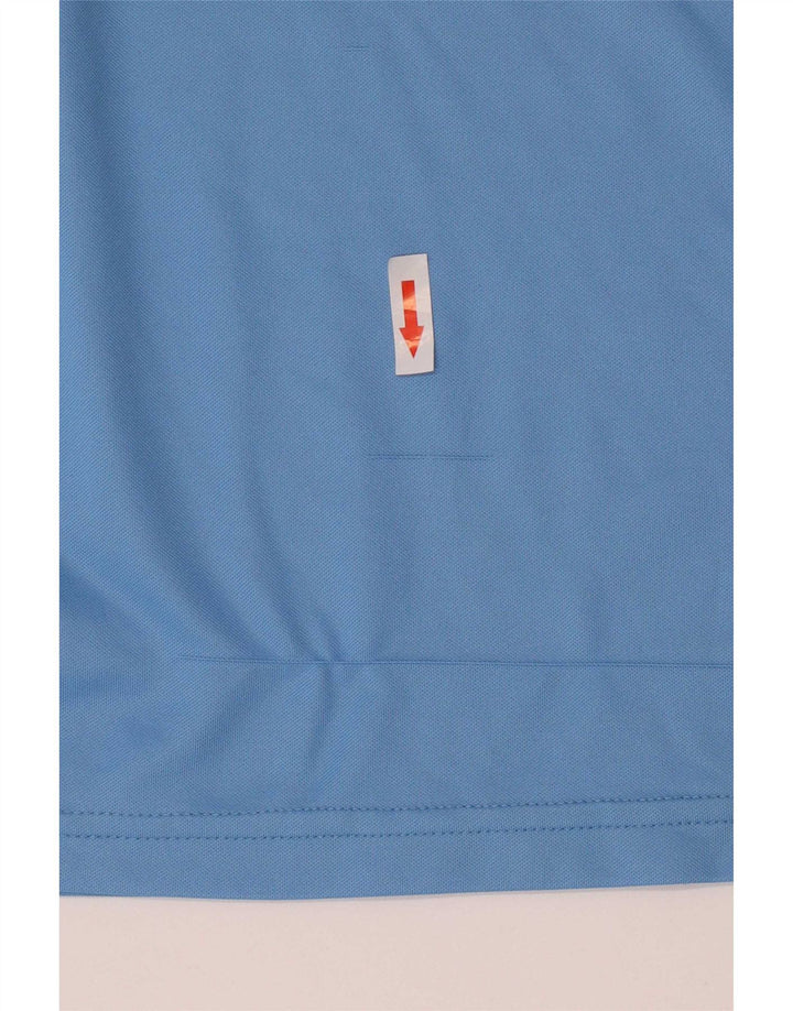 Мужская футболка Nike Dri Fit, средний синий полиэстер