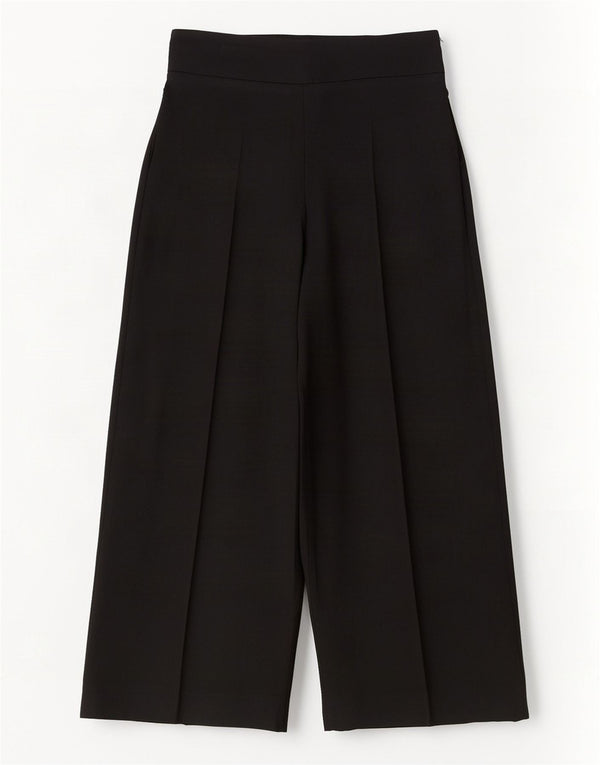 Женские укороченные брюки широкого кроя Zara Medium W28 L25, черные, полиэстер
