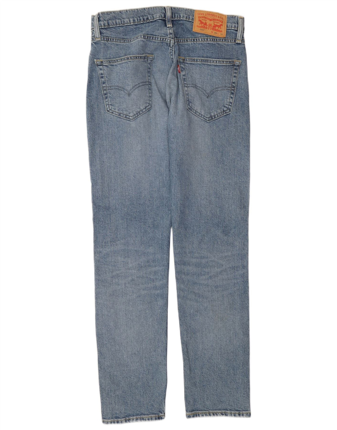 Мужские зауженные джинсы Levi's 502 W29 L32 синие, хлопок