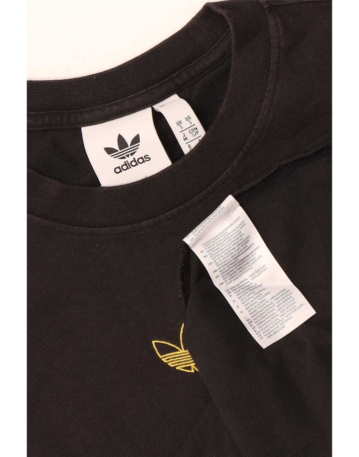 Adidas Мужская футболка Top Small Black Cotton
