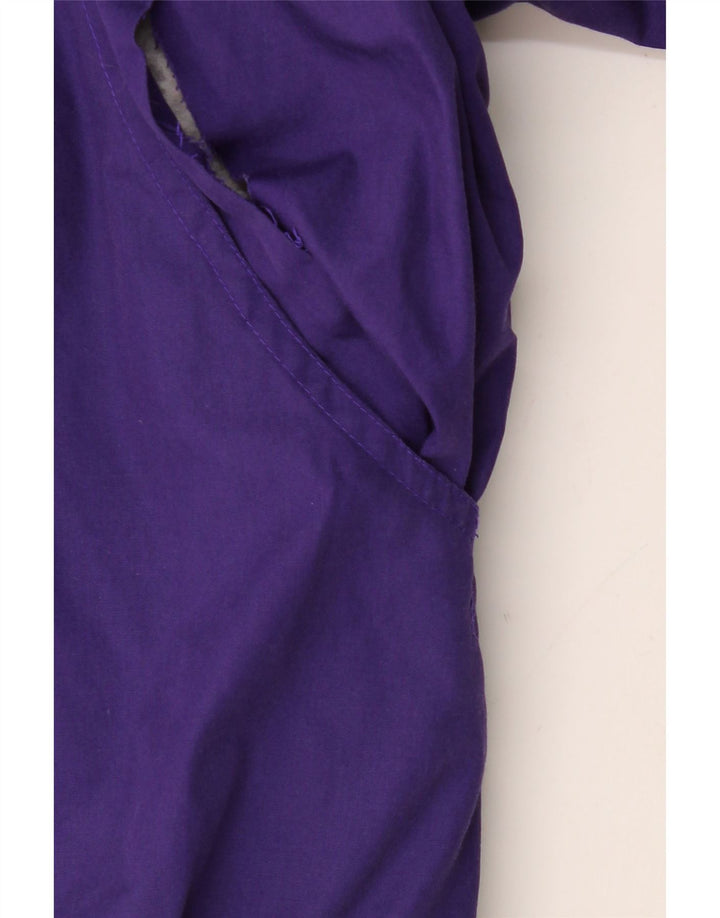 VINTAGE Womens Oversized Windbreaker Jacket EU 40 Medium Purple Polyester Vintage Vintage and Second-Hand Vintage from Messina Hembry 