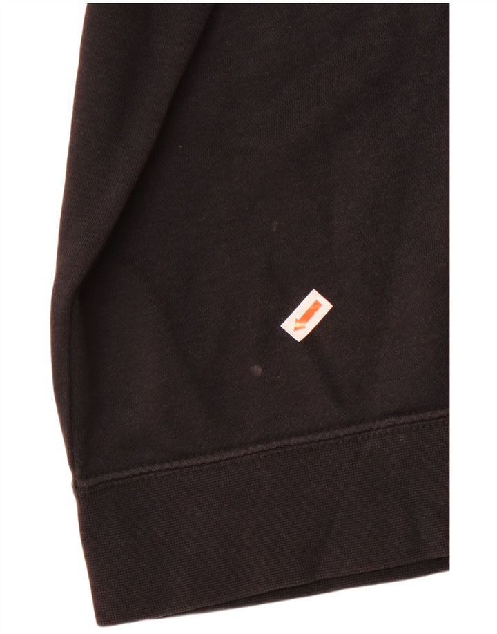 Женский свитер оверсайз Nike UK 10, маленький черный хлопковый