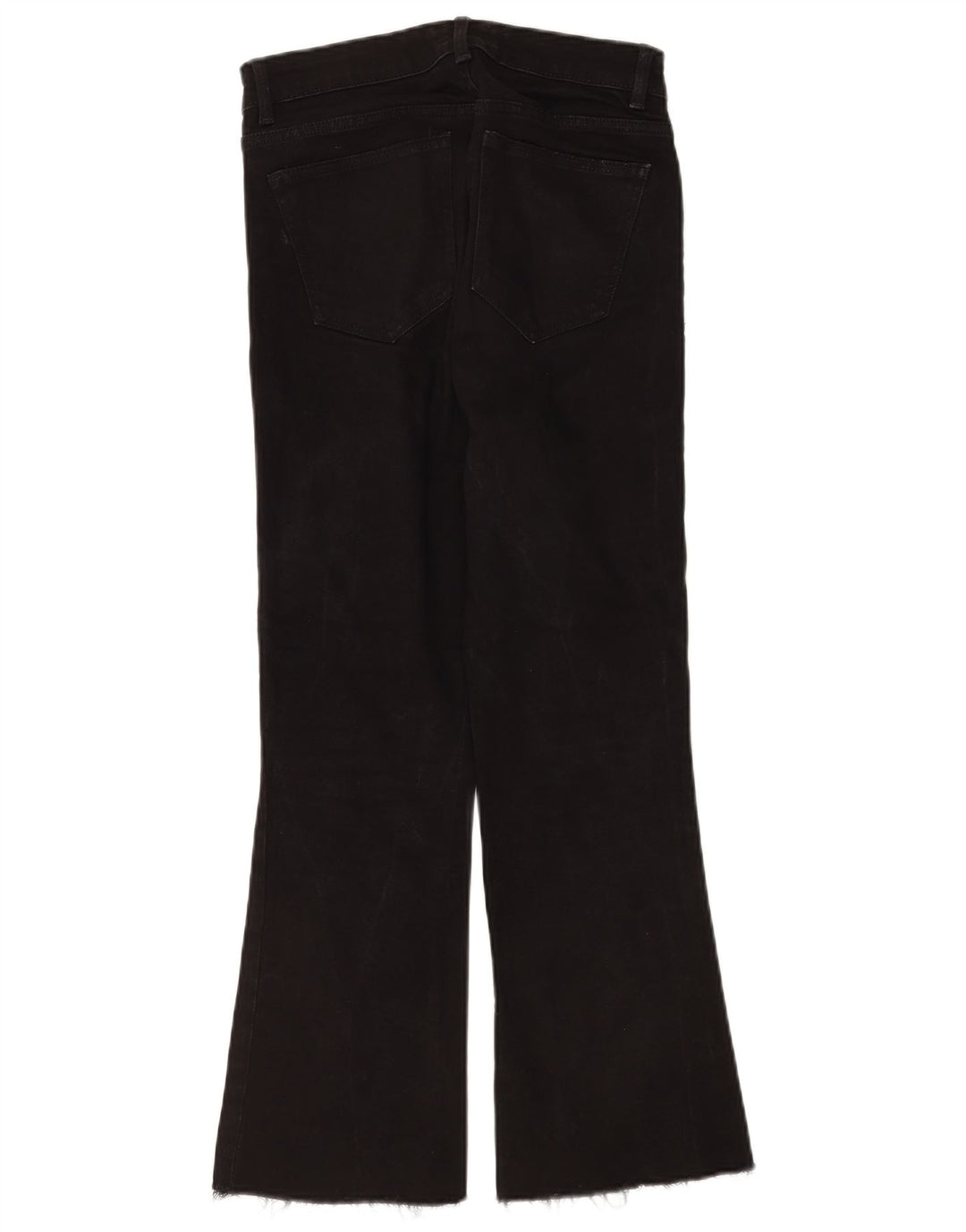 Женские расклешенные джинсы Zara EU 38, маленькие W28 L26, черный хлопок