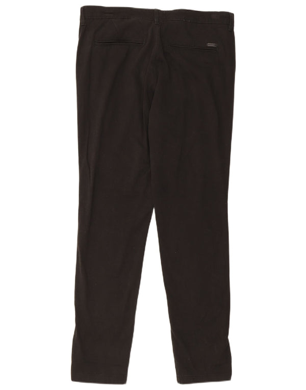 Мужские брюки-чиносы Jack & Jones Marco Slim Fit W34 L32, черные хлопковые