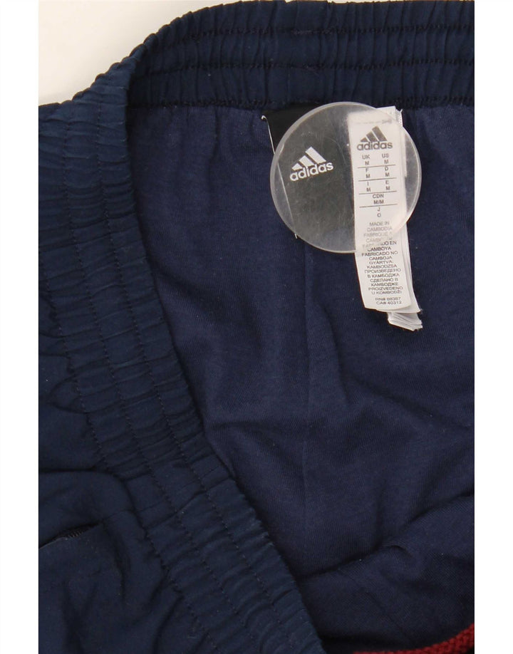 Мужские спортивные брюки Adidas Joggers среднего размера, темно-синие, полиэстер