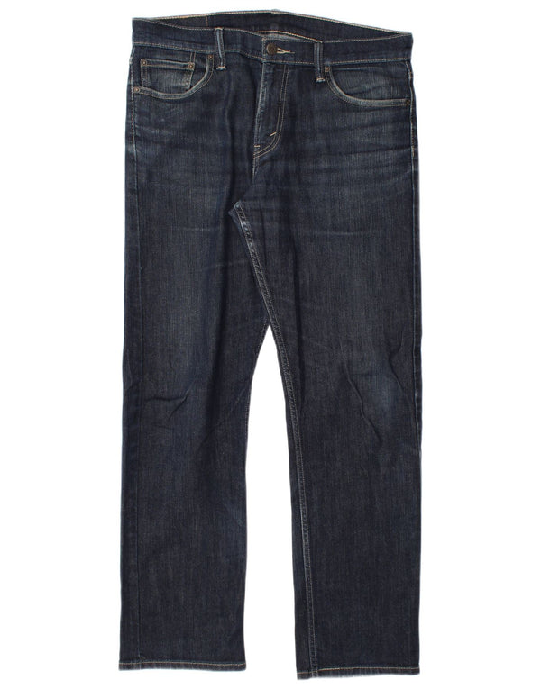 Мужские прямые джинсы Levi's 504 W32 L32 темно-синие, хлопок