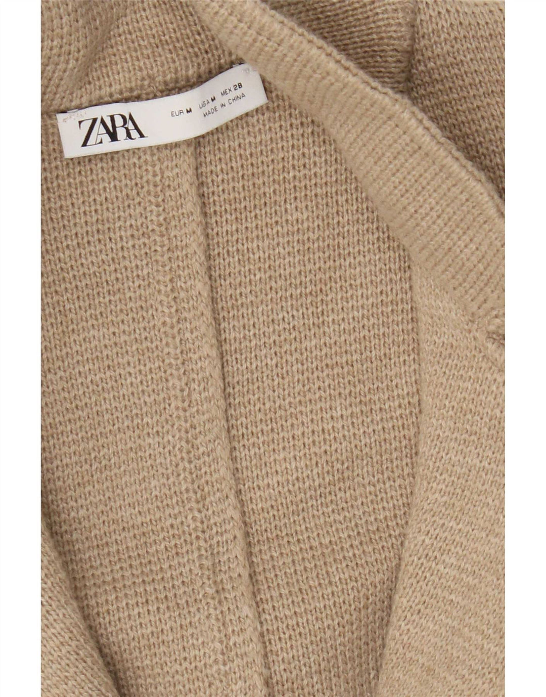 Женское пальто Zara UK 14, средний бежевый