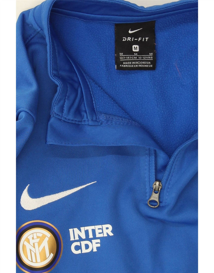 Джемпер с рисунком Nike для мальчиков Inter Milan, 10–11 лет, средний синий