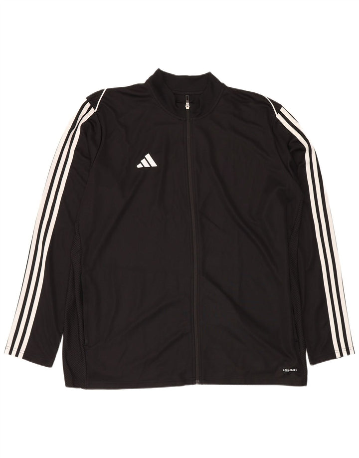 Мужской спортивный костюм ADIDAS Aeroready Slim Fit, верхняя куртка 2XL, черный полиэстер