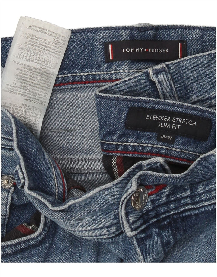 Мужские джинсы Tommy Hilfiger Bleecker Slim W38 L27, синий хлопок