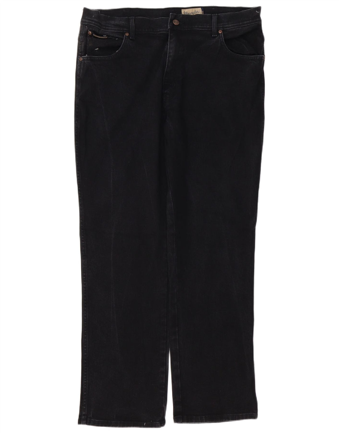 Мужские прямые джинсы WRANGLER Texas W38 L32, черный хлопок