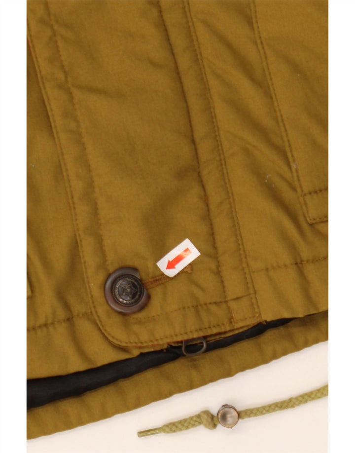 MARK ADAM Mens Windbreaker Jacket IT 52/54 Large Khaki Polyester