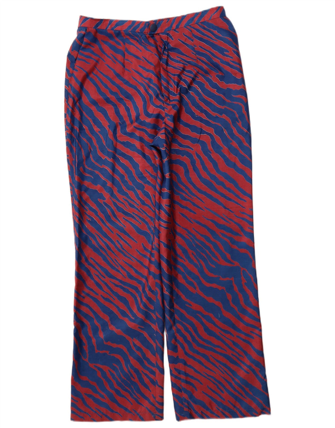 ВИНТАЖНЫЕ женские прямые брюки чинос W30 L29 в синюю полоску