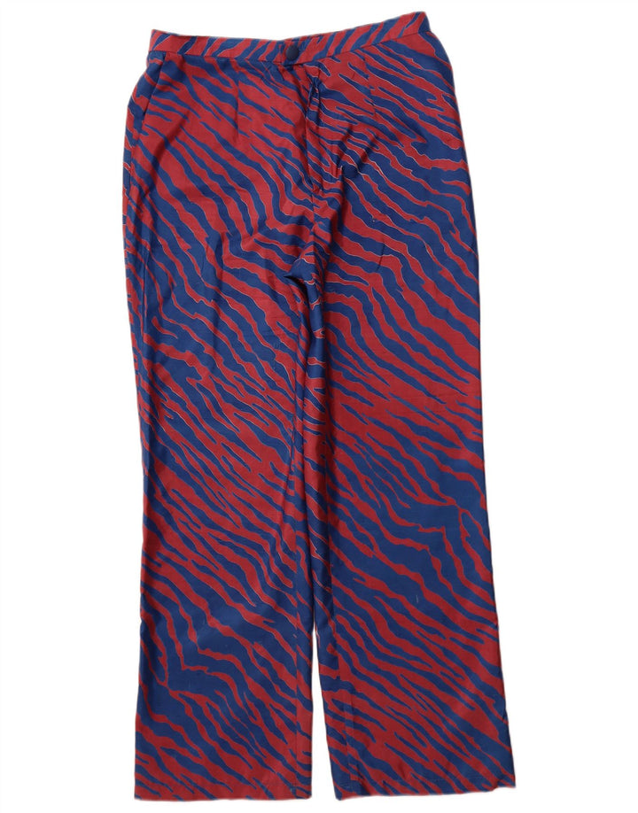 ВИНТАЖНЫЕ женские прямые брюки чинос W30 L29 в синюю полоску