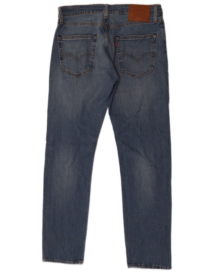 Мужские зауженные джинсы Levi's 502 W32 L32 синие, хлопок